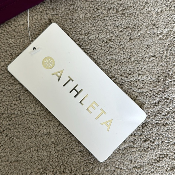 NWT Athleta Cropped Color Block Bikini top - Picture 5 of 11